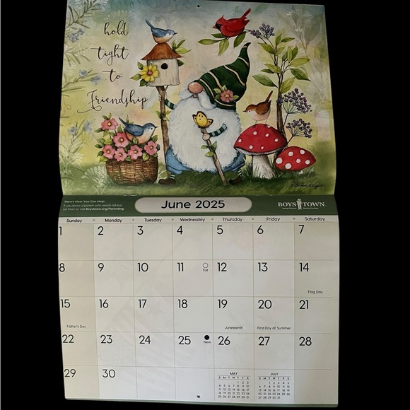 Boys Town 2025 Planner & Calendar Susan Winget 3 Piece Bundle Lot NEW UNUSED - Picture 4 of 10